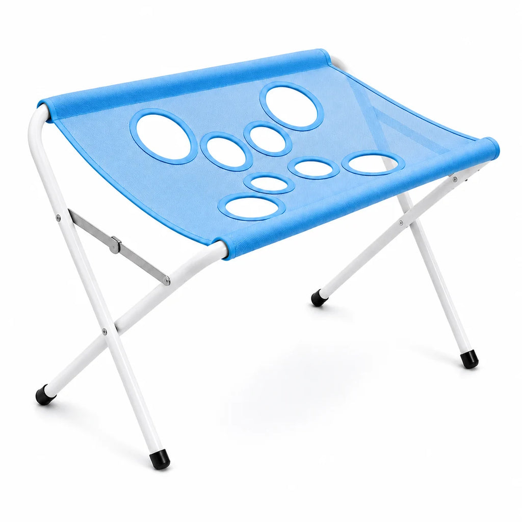 PawSpa folding bath stool for small dogs, blue